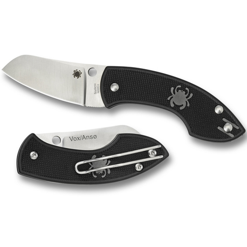 Pingo Lightweight Black SLIPIT - Plain Blade C163PBK SPYDERCO