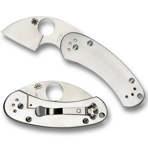 SPYRDERCO EQUILLIBRUIM STAINLESS - PLAIN BLADE C166P