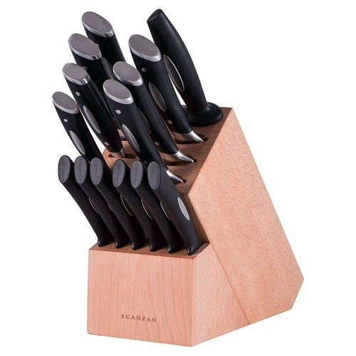 Scanpan Classic 15pc Knife Block Set 15 Piece 