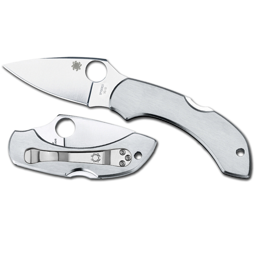 Spyderco Dragonfly Stainless - Plain Blade Folding Knife YSC28P