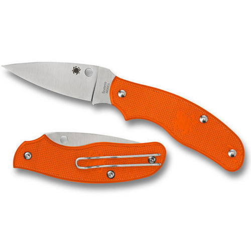 Spy-DK Lightweight Orange Joint - Plain Blade C179POR SPYDERCO