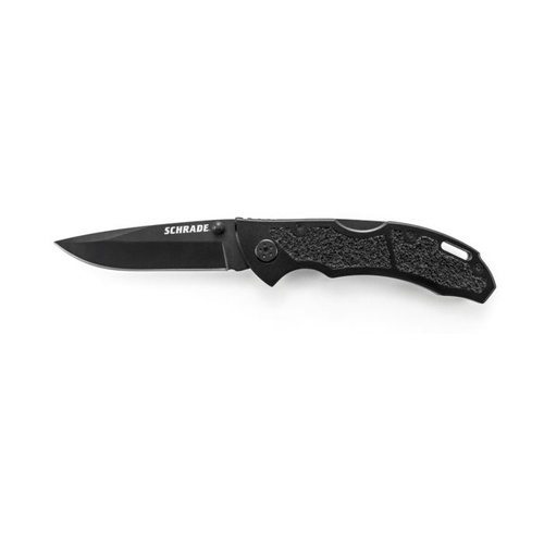 Black Inlay Folder Plain Edge SCH202 SCHRADE