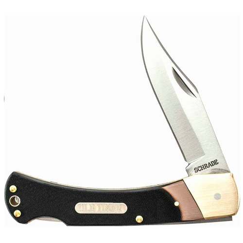 SCHRADE GOLDEN BEAR LOCKBACK OLD TIMER FOLDING KNIFE  | YU6OT