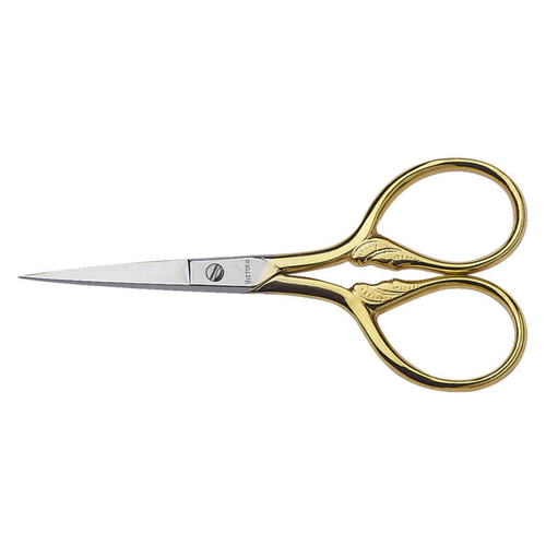 VICTORINOX GOLD PLATED 9CM SCISSORS EMBROIDERY 8.1039.09