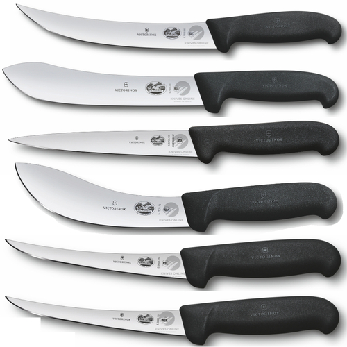 Victorinox 6pc Butcher Knife Set | 6 Piece Filleting Skinning Boning Breaking