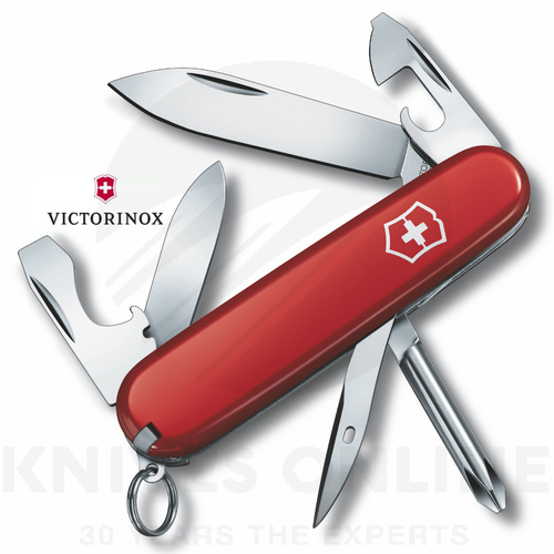 NEW VICTORINOX TINKER SWISS ARMY POCKET KNIFE - RED 35051 FREE POST