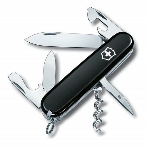 Victorinox Swiss Army Spartan Black Pocket Knife 12 Functions 