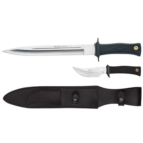 New MUELA SCORPION & PIG SKINNER COMBO & LEATHER SHEATH YMSCO26WSK