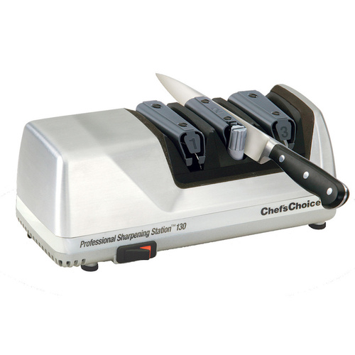 Chefs Choice 130 Diamond Hone Electric Knife Sharpener  Silver
