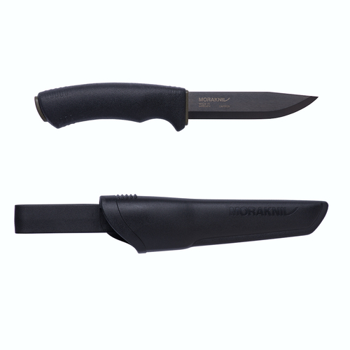 Morakniv Bushcraft Black High Carbon Steel Outdoor Knife - Made In Sweden YKM10791