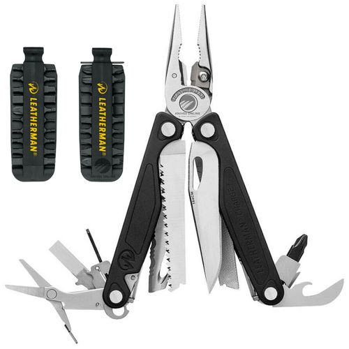 LEATHERMAN CHARGE + PLUS STAINLESS STEEL MULTI-TOOL + NYLON SHEATH + BIT KIT