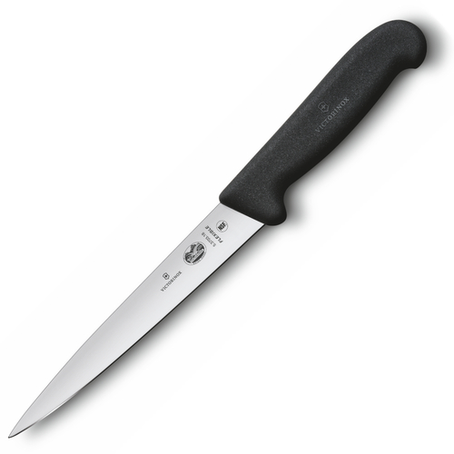 Victorinox Filleting Knife With Flexible Blade 20cm | Black Fibrox