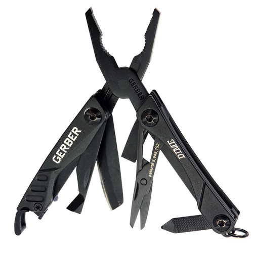 Gerber Dime Multi Tool Plier Scissors Knife | Black