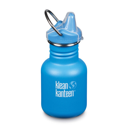 Klean Kanteen 12oz / 355ml Kid Classic w/ Sippy Cap Water Bottle Pool Party