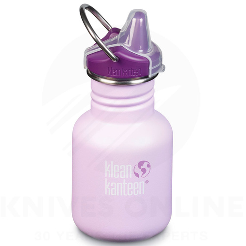 KLEAN KANTEEN KIDS SIPPY 355ML 12OZ SUGAR PLUM PURPLE DRINK BOTTLE BPA FREE