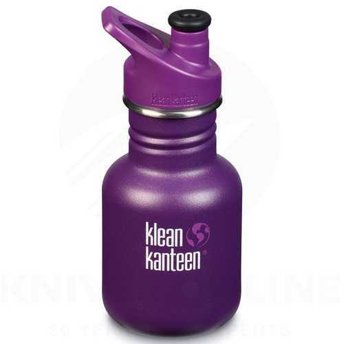 KLEAN KANTEEN KIDS SPORTS 355ML 12OZ GRAPE JELLY PURPLE DRINK BOTTLE BPA FREE