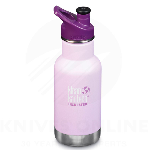 KLEAN KANTEEN KIDS SPORTS CAP 355ML 12OZ PURPLE SUGARPLUM FAIRY INSULATED CLASSIC BOTTLE