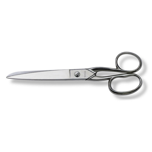 VICTORINOX HOUSEHOLD SCISSORS NICKEL PLATED LONG EYE 18CM 8.1020.21