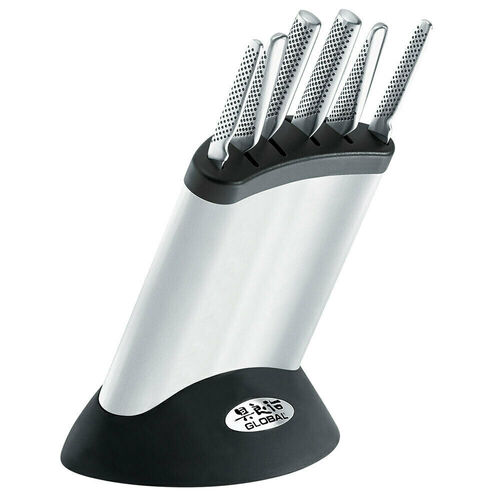 Global Knives Synergy 7pc Knife Block Set | 7 Piece Made in Japan