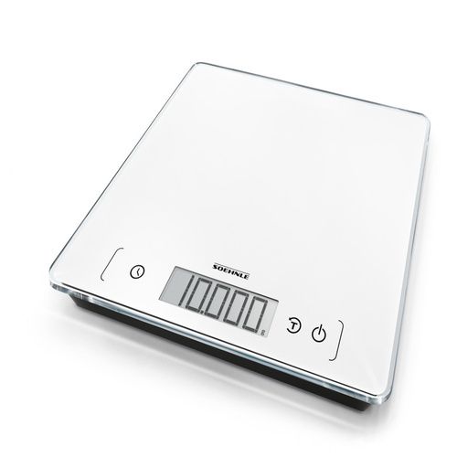 Soehnle Page Comfort 10kg Capacity 400 Digital Kitchen Scale | White 61505
