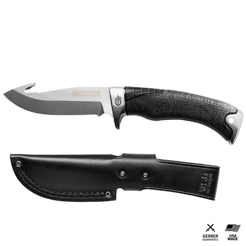 GERBER GATOR PREMIUM FIXED GUT HOOK FIXED BLADE KNIFE 30001082