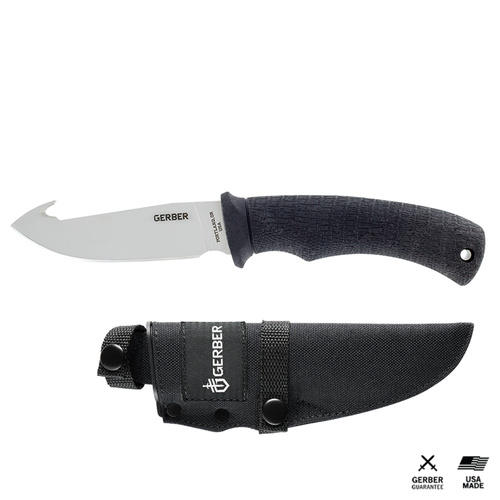 GERBER GATOR FIXED FINE EDGE GUT HOOK FIXED BLADE KNIFE 06906