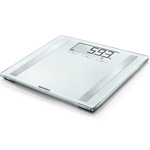 SOEHNLE SHAPE SENSE CONTROL 200 WHITE BATHROOM SCALE 180KG CAPACITY 63858
