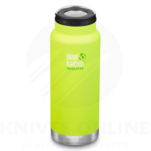 KLEAN KANTEEN TKWIDE 32oz 946ml INSULATED LIME JUICY PEAR DRINK BOTTLE 