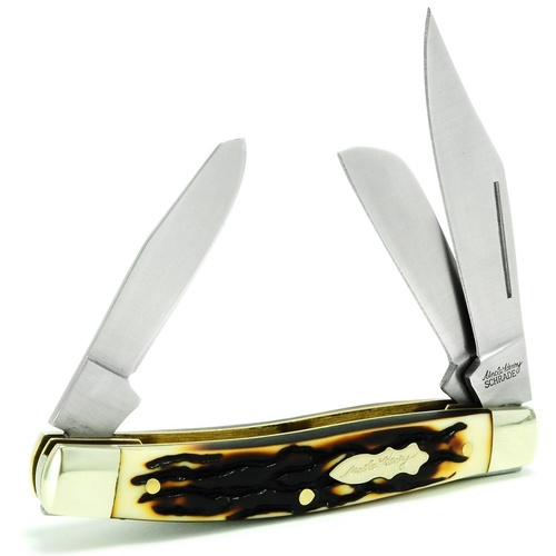 SCHRADE SENIOR RANCHER 3 BLADE POCKET KNIFE UNCLE HENRY - YU885UH
