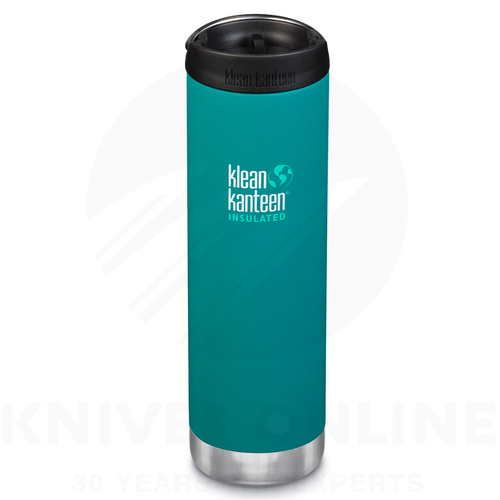 KLEAN KANTEEN TKWIDE 20oz 592ml INSULATED EMERALD BAY W/ CAFE CAP