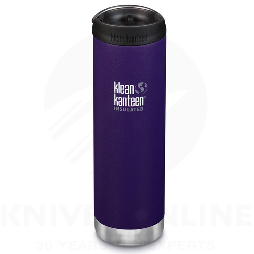 KLEAN KANTEEN TKWIDE 20oz 592ml INSULATED KALAMATA PURPLE W/ CAFE CAP