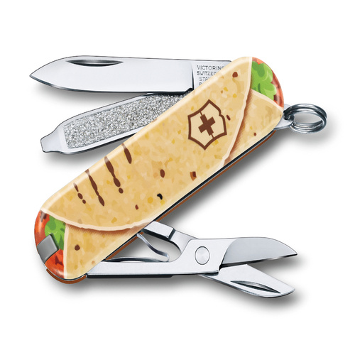 SWISS ARMY VICTORINOX CONTEST CLASSIC MEXICAN TACOS 35442 SD 2019 LIMITED EDITION