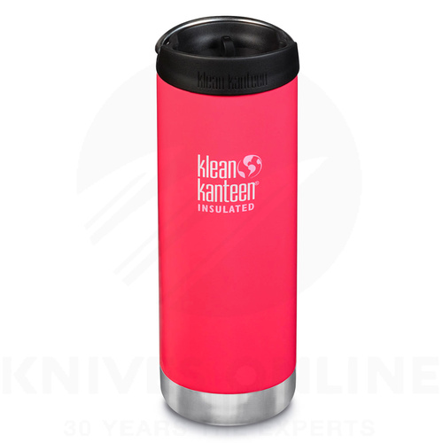 KLEAN KANTEEN TKWIDE 16oz 473ml INSULATED MELON PUNCH W/ CAFE CAP