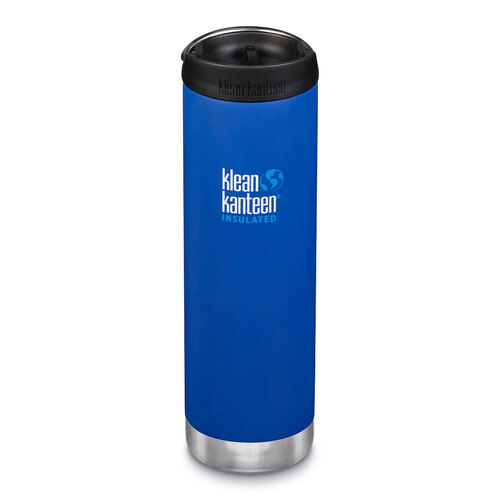 KLEAN KANTEEN TKWIDE 20oz 592ml INSULATED DEEP SURF BLUE W/ CAFE CAP