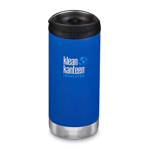 KLEAN KANTEEN INSULATED TKWIDE 12OZ / 355ML W/ CAFE CAP DEEP SURF