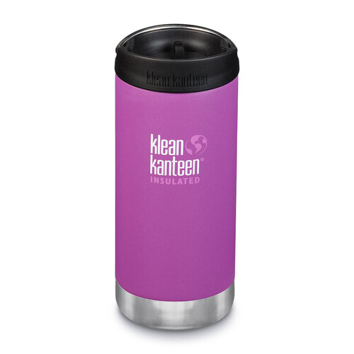 KLEAN KANTEEN TKWIDE 12oz 355ml INSULATED BERRY BRIGHT W/ CAFE CAP