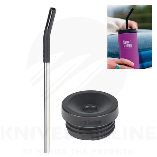 KLEAN KANTEEN TKWIDE STRAW CAP + 10mm STAINLESS STEEL STRAW