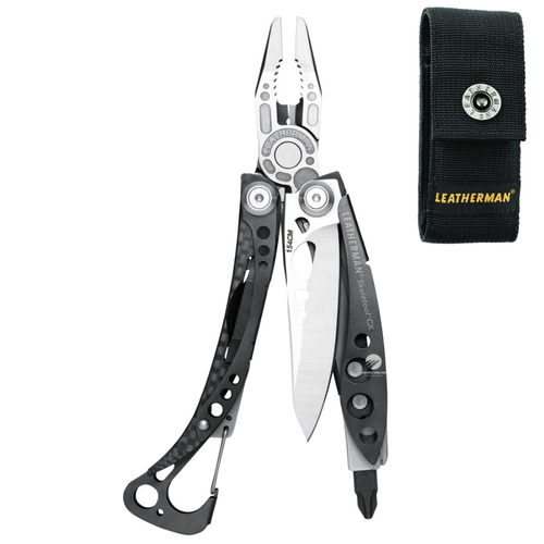 LEATHERMAN SKELETOOL CX STAINLESS STEEL MULTI-TOOL + NYLON SHEATH