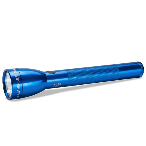 NEW MAGLITE 3C CELL BLUE LED FLASHLIGHT ML50L MADE IN USA