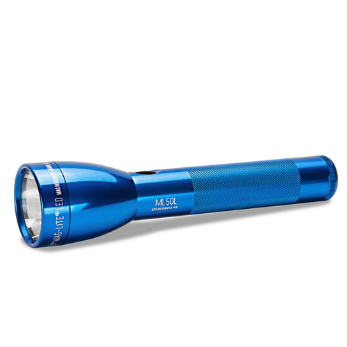 NEW MAGLITE 2C CELL BLUE LED FLASHLIGHT ML50L MADE IN USA