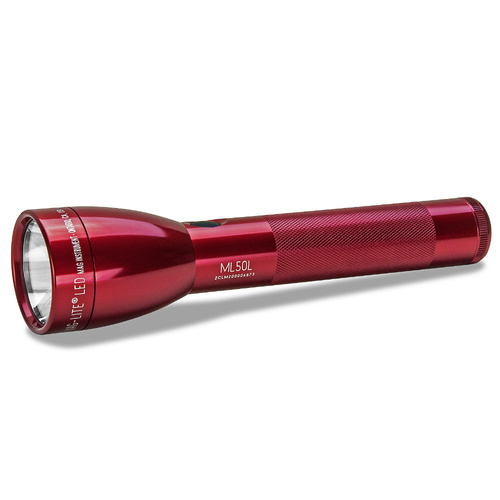 NEW MAGLITE 2C CELL RED LED FLASHLIGHT ML50L MADE IN USA
