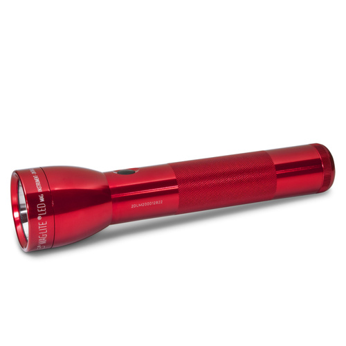 NEW MAGLITE 2D CELL RED LED FLASHLIGHT ML300L MADE IN USA