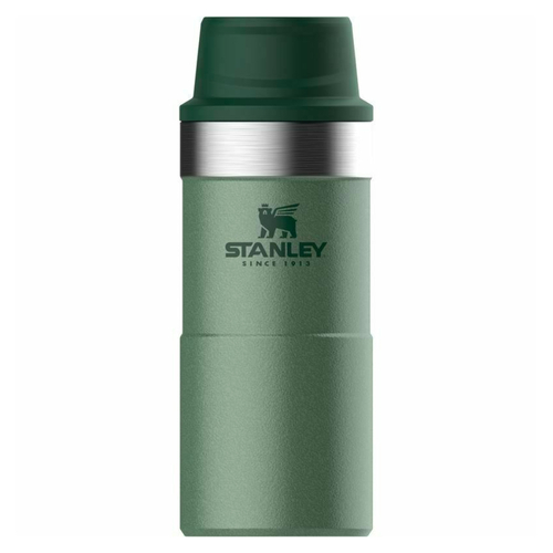 STANLEY CLASSIC 350ML 12OZ INSULATED TRIGGER ACTION TRAVEL MUG - GREEN