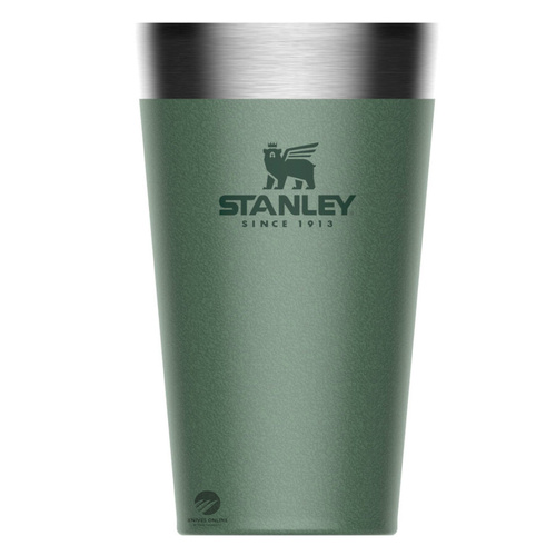 STANLEY ADVENTURE 470ML 16OZ INSULATED VACUUM STACKING BEER PINT - GREEN