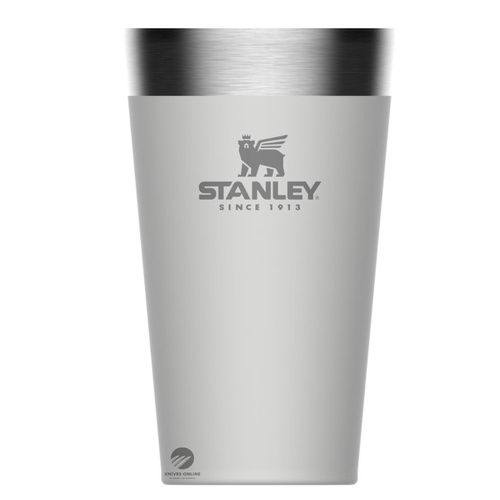 STANLEY ADVENTURE 470ML 16OZ INSULATED VACUUM STACKING BEER PINT - WHITE