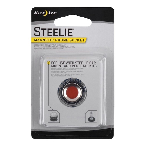 NITE IZE STEELIE SMALL MAGNETIC TABLET SOCKET & CLEANING PAD STSM11R7 