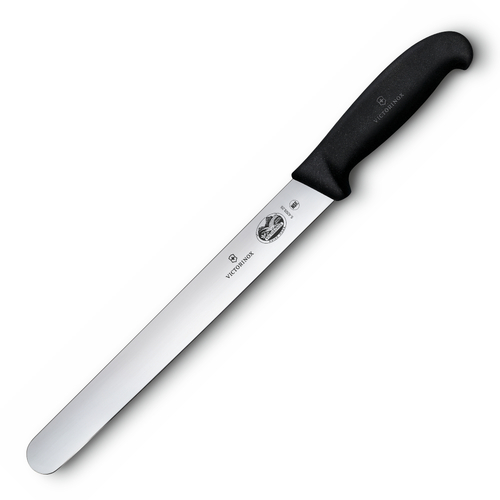 VICTORINOX ROUND TIP SLICING KNIFE 30CM FIBROX BLADE 5.4203.30