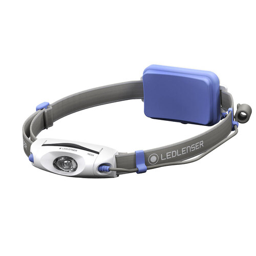 NEW LED LENSER NEO4 HEAD TORCH 240 LUMENS HEADLAMP BLUE 