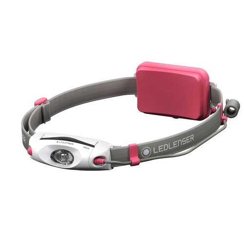 NEW LED LENSER NEO4 HEAD TORCH 240 LUMENS HEADLAMP PINK